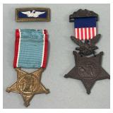 Copy of Civil War Medal of Honor & Colonel G.A.R. Badge