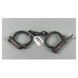 Hiatt Warranted Wrought British Made Handcuffs with Key