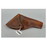 Leather Holster for .38 Revolver with 4 Inch Barrel