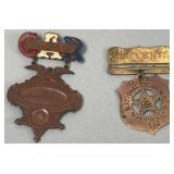 Two Washington D.C. G.A.R. National Encampment Badges