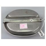 1945 Mess Kit with Three Utensils U.S. Massillon AL Co.