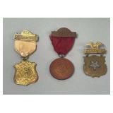Three Boston Massachusetts Souvenir Encampment Medals