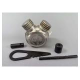 World War II/Cold War Mosin-Nagant Rifle Dual Compartment Oil Bottle & Cleaning Kit