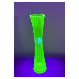Uranium Glass Bud Vase