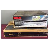 NIB RCA DVD Recorder/Player and NIB LG 22” Flatscreen with Remote