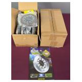 NIB 2 Boxes of 10 each Bell and Howell Solar Powered Disk Lights