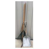 Scoop Shovel, Hoe, & Misc. Yard Tools