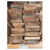 Stack Of Rough Cut, Cedar Lumber, (30) Count