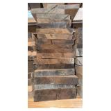 Stack of (18) Hard Wood, Rough Cut, Red Oak Boards