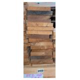 Stack of (15) Hard Wood, Rough Cut, Red Oak Boards