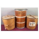 Nutrine Candy Buckets & Wooden Keg