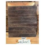 Stack of (10) Hard Wood, Rough Cut, Walnut Boards