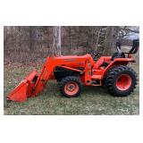 Diesel Diesel Kubota L3400D Utility Tractor with Loader