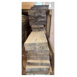 Stack of (21) Hard Wood, Rough Cut, Ash Boards