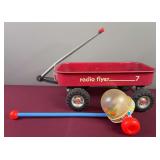Radio Flyer 7 Wagon & Push Pop Toy
