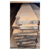 Stack of (38) Hard Wood, Rough Cut, Red Oak Boards