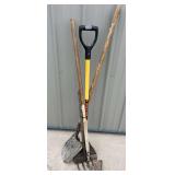 Structron Shingle Scraper, Spade Shovel, & Misc. Hand Tools