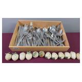 Flatware & Acorn Salt & Peppers