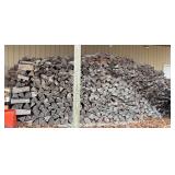 Massive Pile of Seasoned Split Firewood