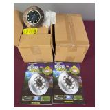 NIB 2 Boxes of 10 each Bell and Howell Solar Powered Disk Lights