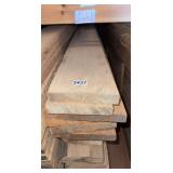 Stack of (35) Hard Wood, Rough Cut, Red Oak Boards