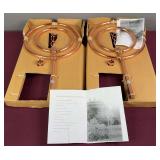 Pair of Copper Ornamental Gyro Spinning Sprinker