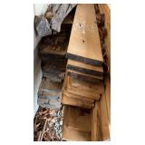 2 Stacks of Assorted Rough Cut Lumber