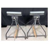 Pair Adjustable Material Rollers