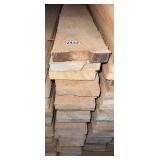 Stack of (26) Hard Wood, Rough Cut, Red Oak Boards