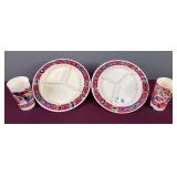 1981 Dukes of Hazzard Lunch Dishes