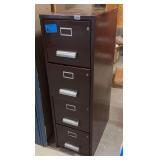 Metal 4 Drawer File Cabinet