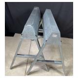 Folding Steel Sawhorses