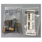 Nichols Stallion 45 Ammo & Nichols Ammo Holster with Bullets