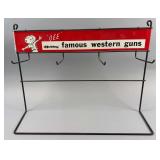 “Gee” Hubley Famous Western Guns Rack