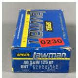 Speer Lawman 40 S&W Ammo