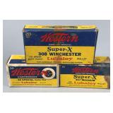 Vintage Western Super X Empty Boxes