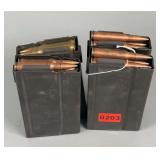 (4) 7.62x51 Metal Magazines with 73 Rnds of Ammo