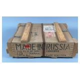 Wooden Crate of Made in Russia 7.62x39mm HP Ammunition, “1440 PCS.”