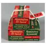 Remington Hi-Speed(Approx. 100 Count) & Standard Velocity (50 Count) Kleanbore .22 LR Cartridges