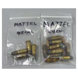 Mattel 44 & 45 Cal Toy Bullets