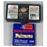 Partial Box Winchester 209 Primers & Partial Box Hogdon 45/50 Pyrodex Pellets