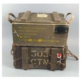 (2) Wooden Ammo Crates