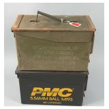 (2) Metal Ammo Cans