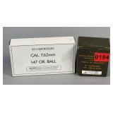 (40) 7.62x51mm Cartridges