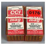CCI Maxi-Mag .22 WIN MAG Hollow Point Cartridges, 100 Count