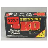 Brenneke K.O. 12 Ga. 2 3/4” Slugs