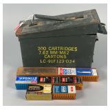 Ammo Box With Assorted .22 LR Ammunition CCI, Imperial, & Misc. Brands
