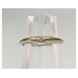 14k White Gold Ring Size 6