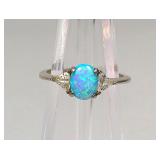 Pair of Size 8 '925' Silver Rings