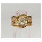 14kt Gold Diamond? Ring Size 6